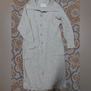 Aritzia The Group Babaton light grey long cardigan